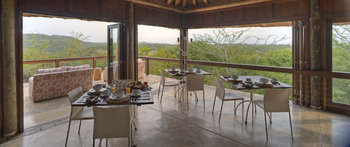 Phinda Mountain Lodge: Speiseraum
