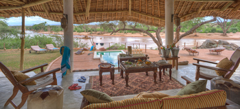 Sasaab: Lunch in der Family Suite