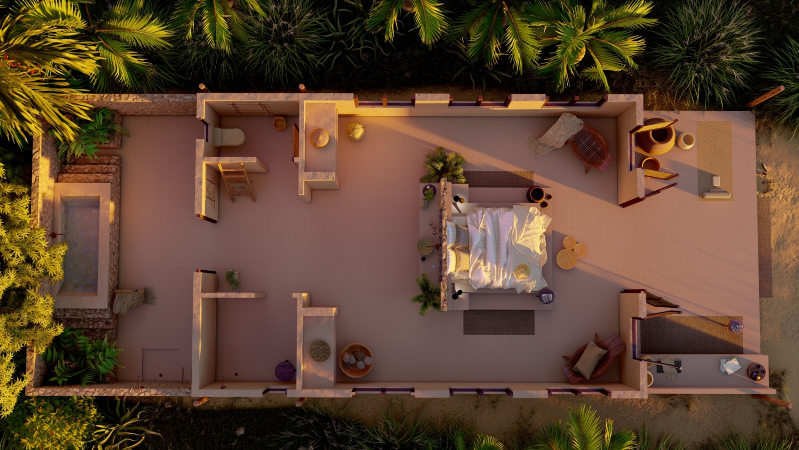 Sussurro Sussurro: Bungalow - Sunset Light