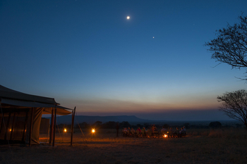 Mara Under Canvas: Camp bei Nacht