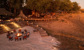 Kiri Camp: Zentralbereich und ersten Familienzelt