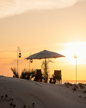 Kisawa Sanctuary: Sonnenuntergang am Strand