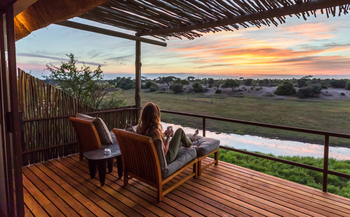 Leroo La Tau Lodge: Morgenstimmung