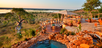 Ngoma Safari Lodge Ngoma Safari Lodge: Aussichtsdecks
