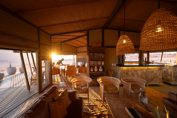 Wolwedans Desert Lodge: Lounge
