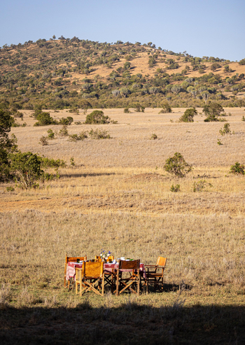 Borana Lodge Borana Lodge: Frühstückstisch im Freien