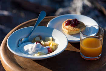 Hwange Bush Camp: Frühstück