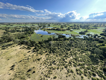 Kala Camp: Weite Delta-Landschaft