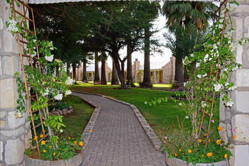 Kalahari Farmhouse: Garten