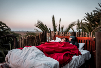 Mukambi Busanga Plains Camp: Gäste im Starbed