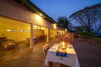 Pumulani Lodge: Candle Light Dinner