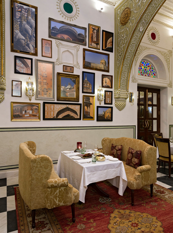 Samode Haveli: Dining