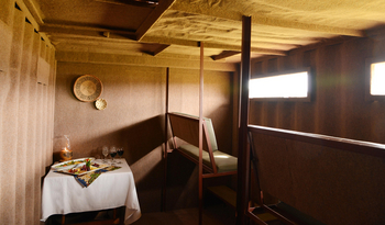 The Hide: Underground Hide mit Snacks