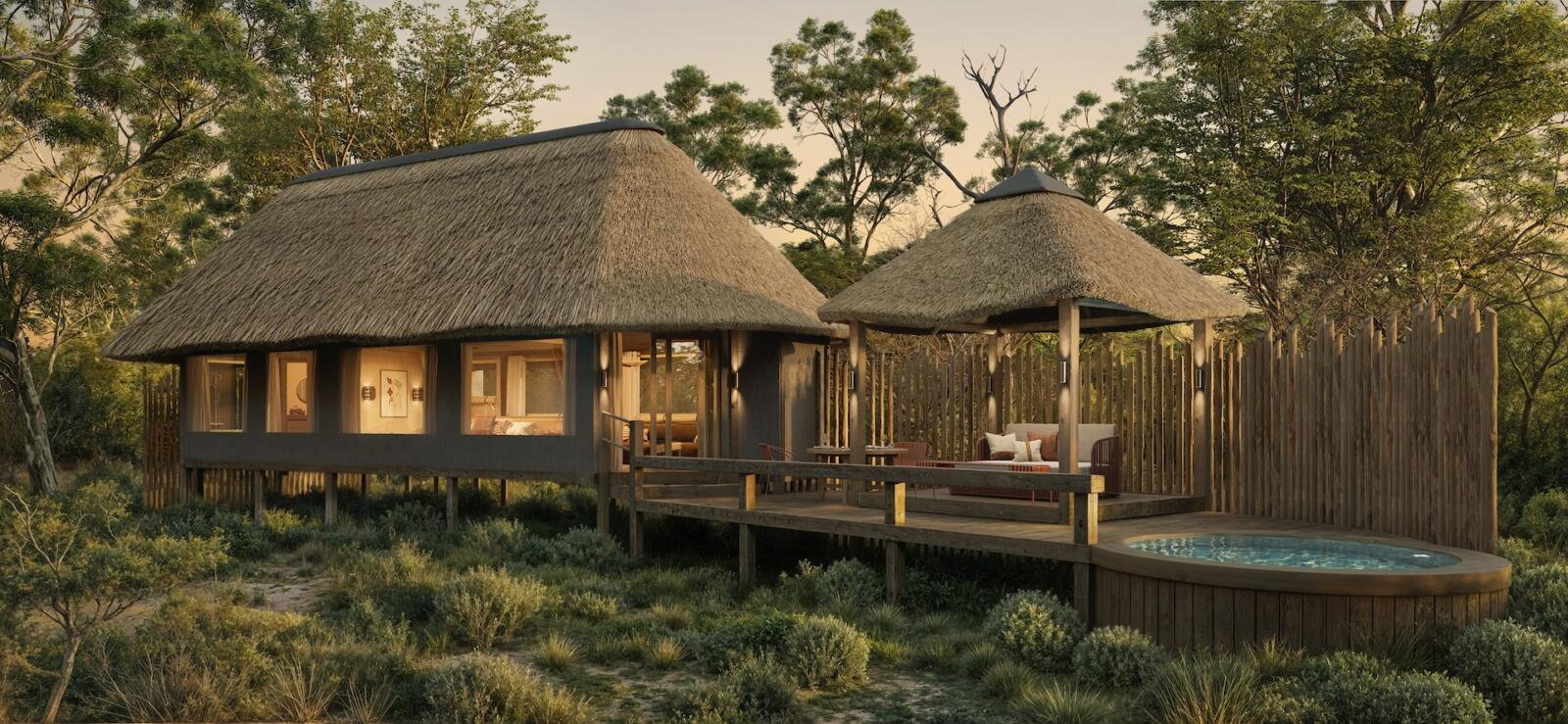 Kanana Nyana Camp Kanana Nyana Camp: Gästechalet Außenansicht