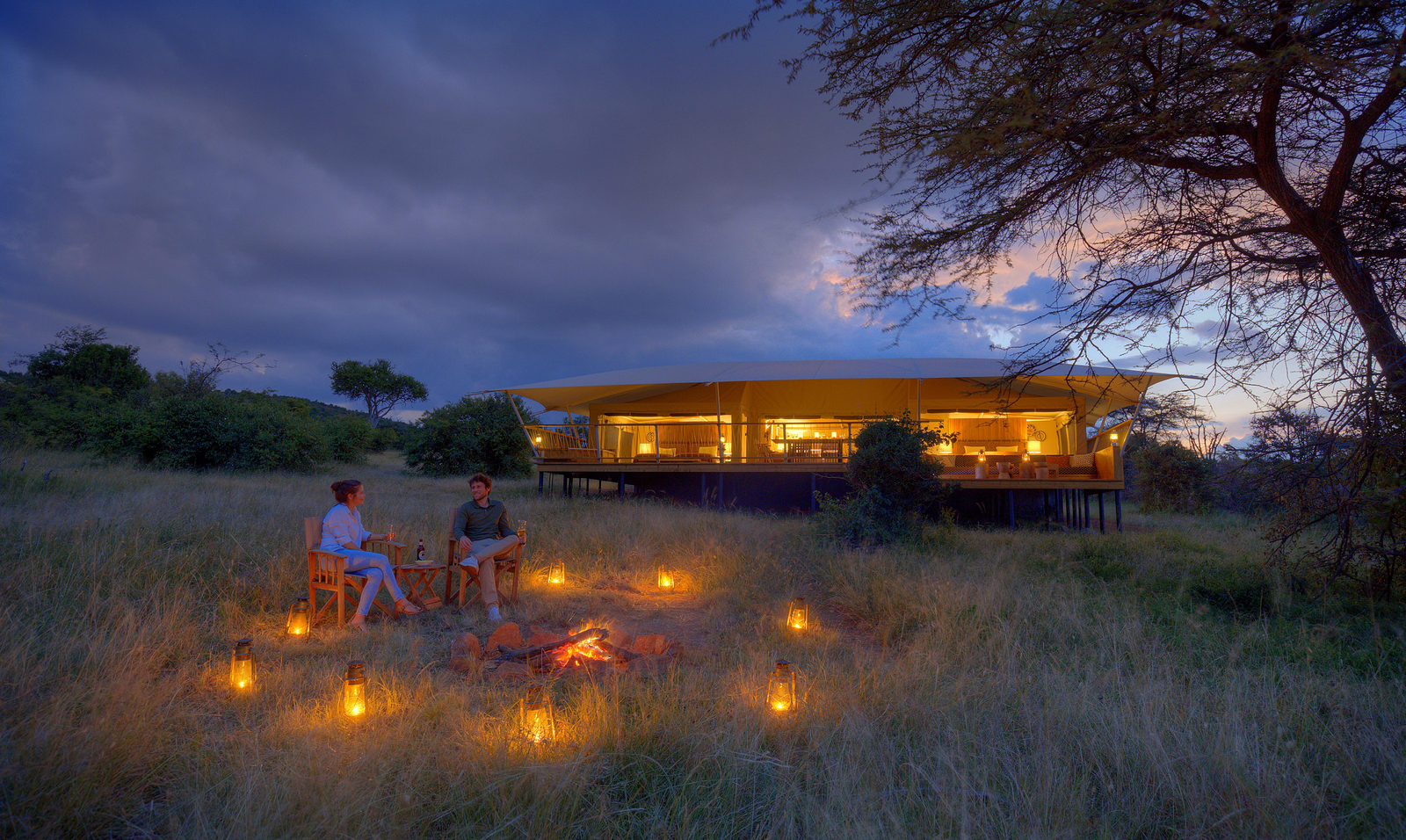 Mara Bushtops Mara Bushtops: Family Suite - Private Camp Fire