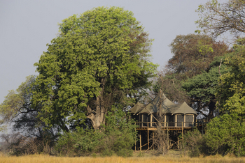 Nambwa Tented Lodge: Zelt auf hoher Plattform