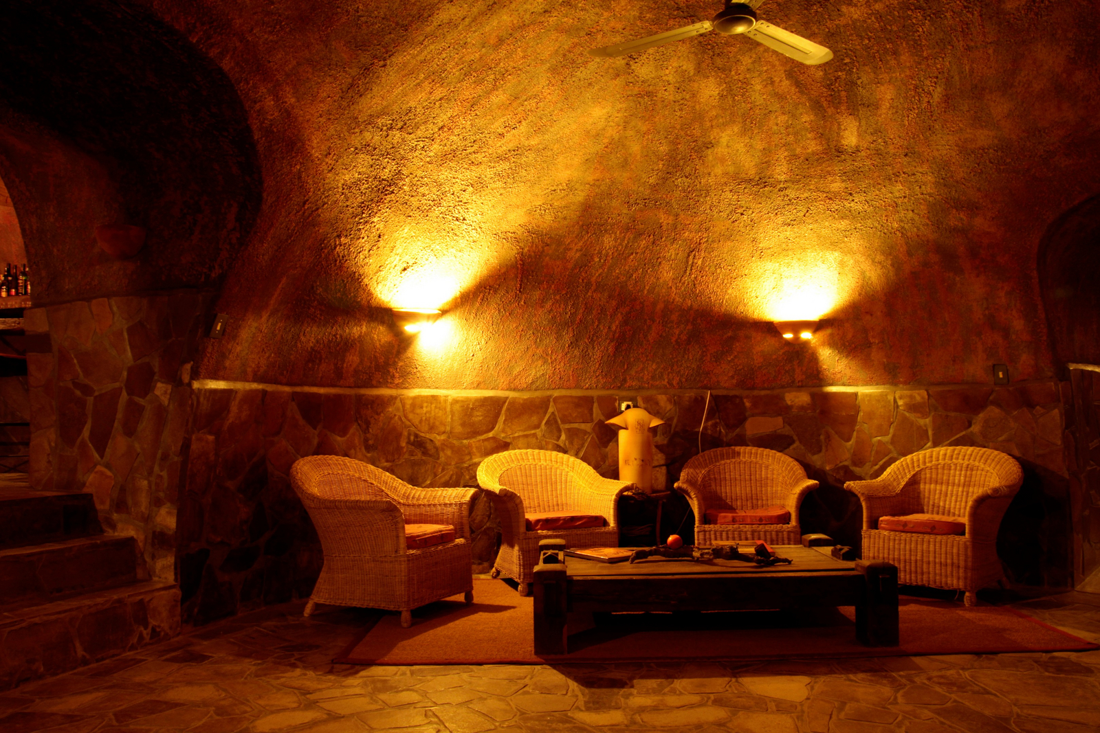 Rostock Ritz Desert Lodge Rostock Ritz Desert Lodge: Grottige Lounge