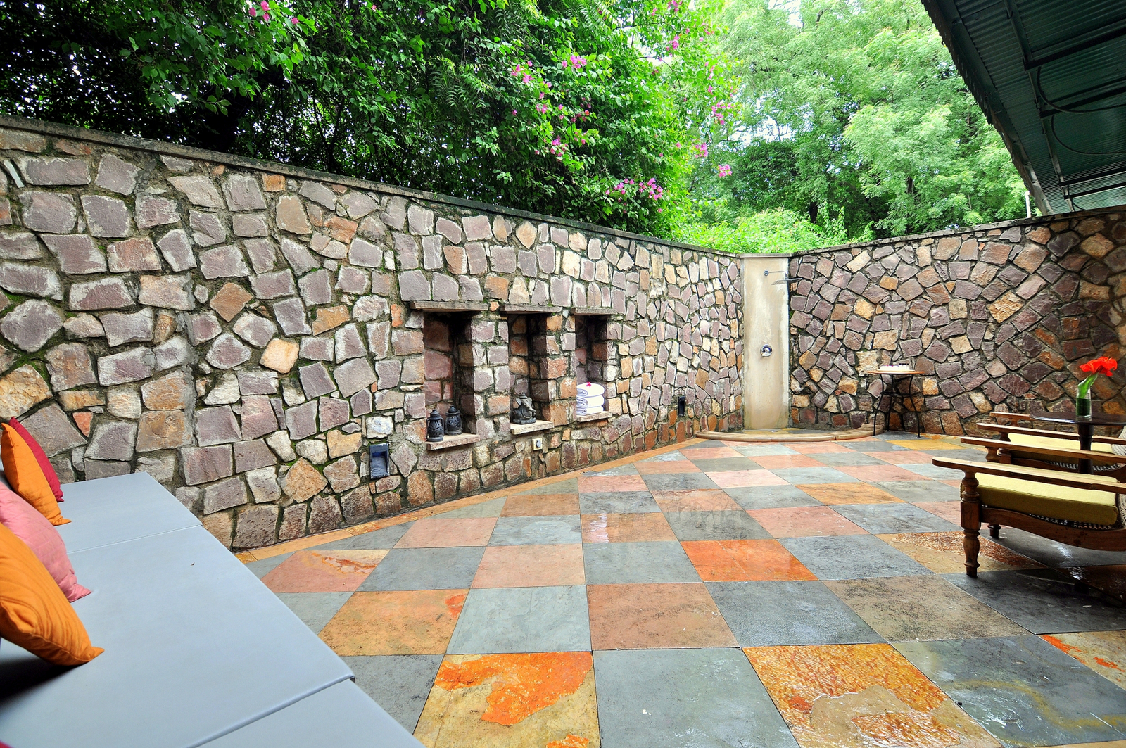 Sawai Madhopur Lodge Sawai Madhopur Lodge: Außenbad