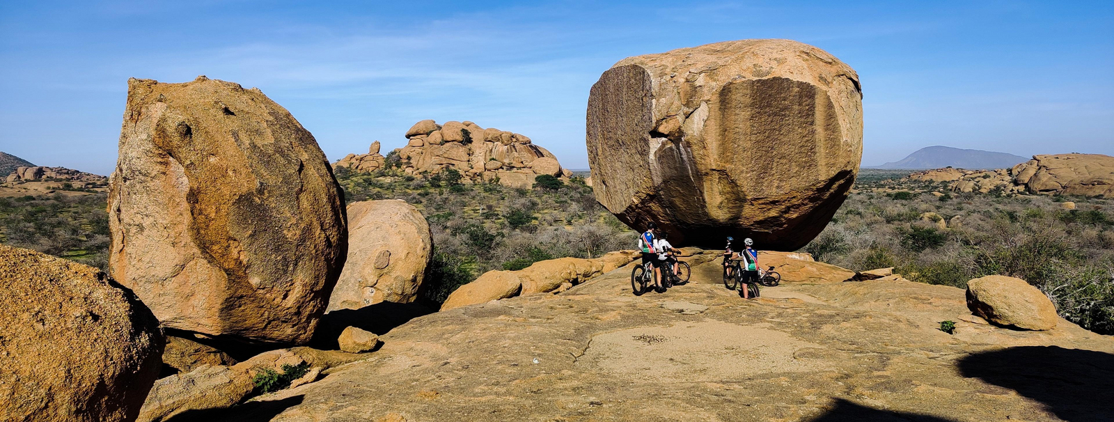 Ai Aiba Lodge Ai Aiba Lodge: Mountain Biker am Ziel