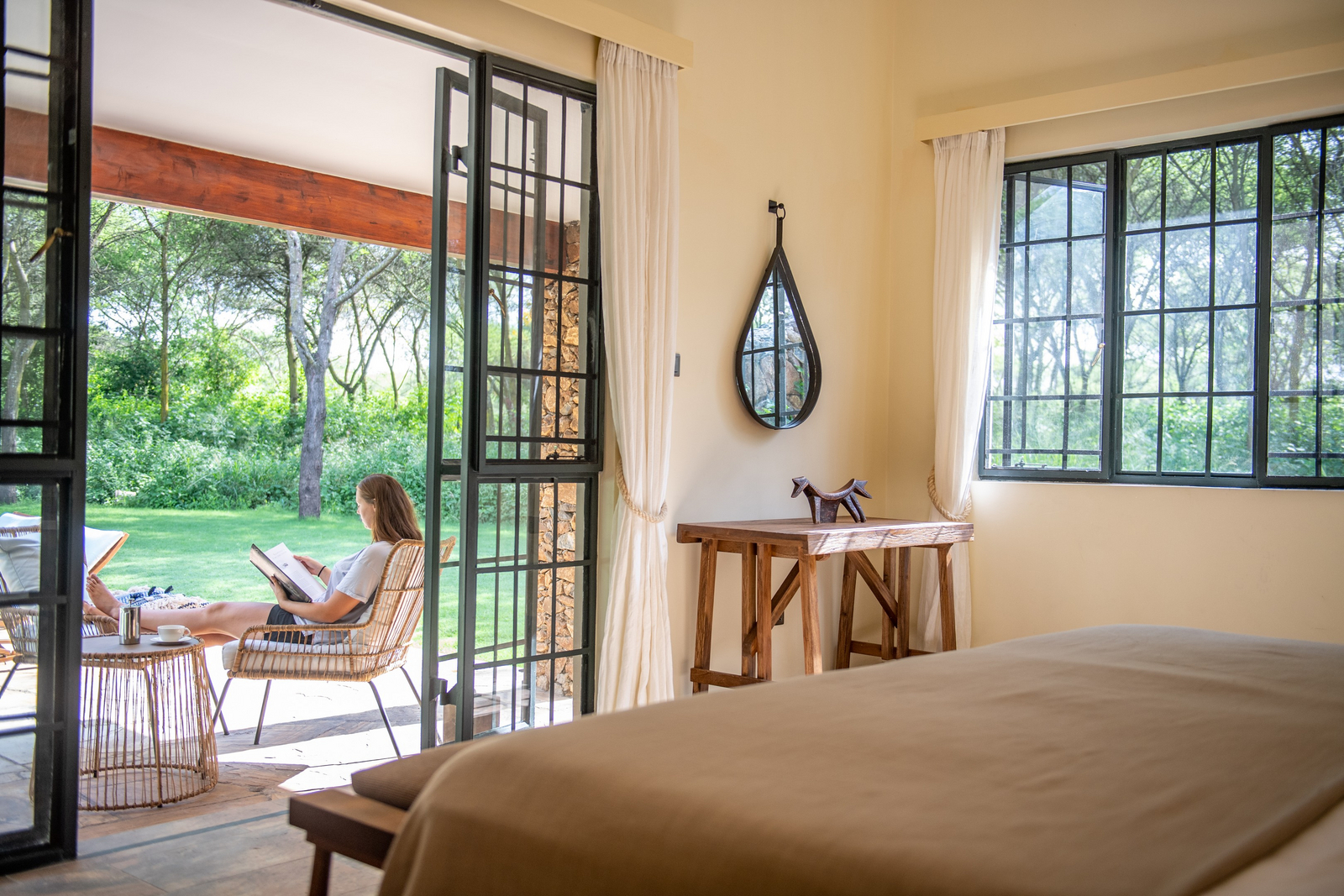 Hamerkop House by Lemala Hamerkop House by Lemala: Blick zur Terrasse