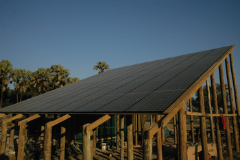 Moremi Crossing: Photovoltaikanlage