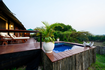 Olare Mara Kempinski: Plunge Pool seitlich