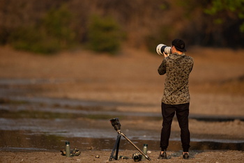 Sungani Lodge Sungani Lodge: Fotograf am Luangwa