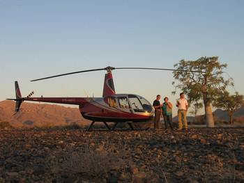 Sossusvlei Lodge: Helikopter