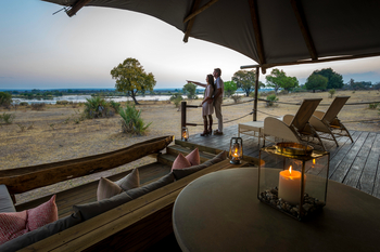 Toka Leya Camp Toka Leya Camp: Aussicht Terasse