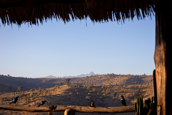 Borana Lodge Borana Lodge: Ausblick Terasse