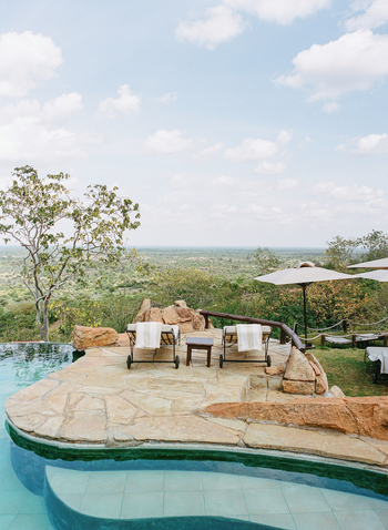 Elewana Elsa's Kopje: Liegestühle