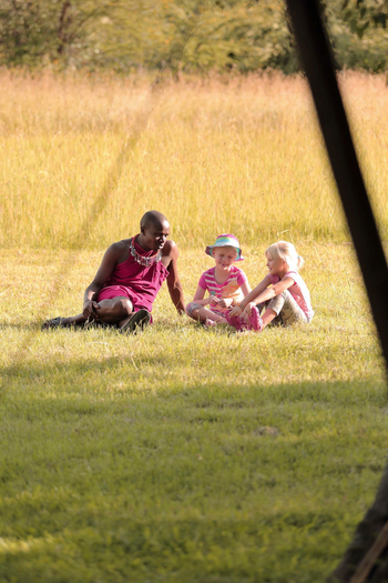 Encounter Mara Camp: Kinder mit Guide