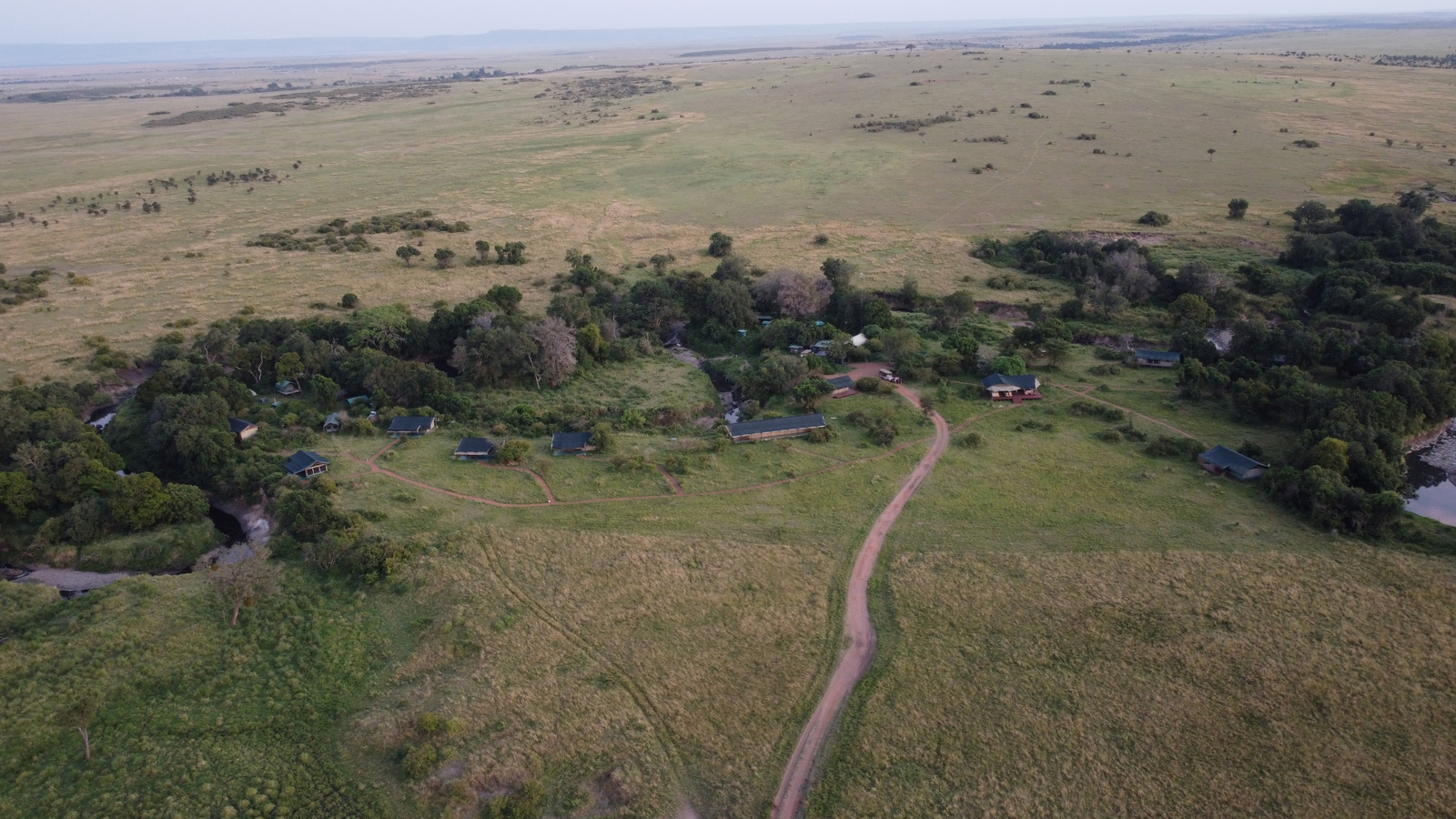 Porini Lion Camp Porini Lion Camp: Luftbild