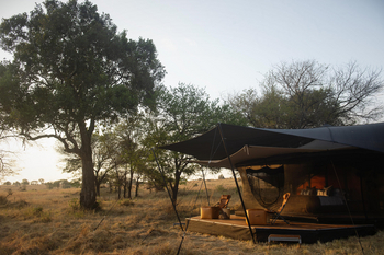 Siringit Migration Camp: Gästezelt Front