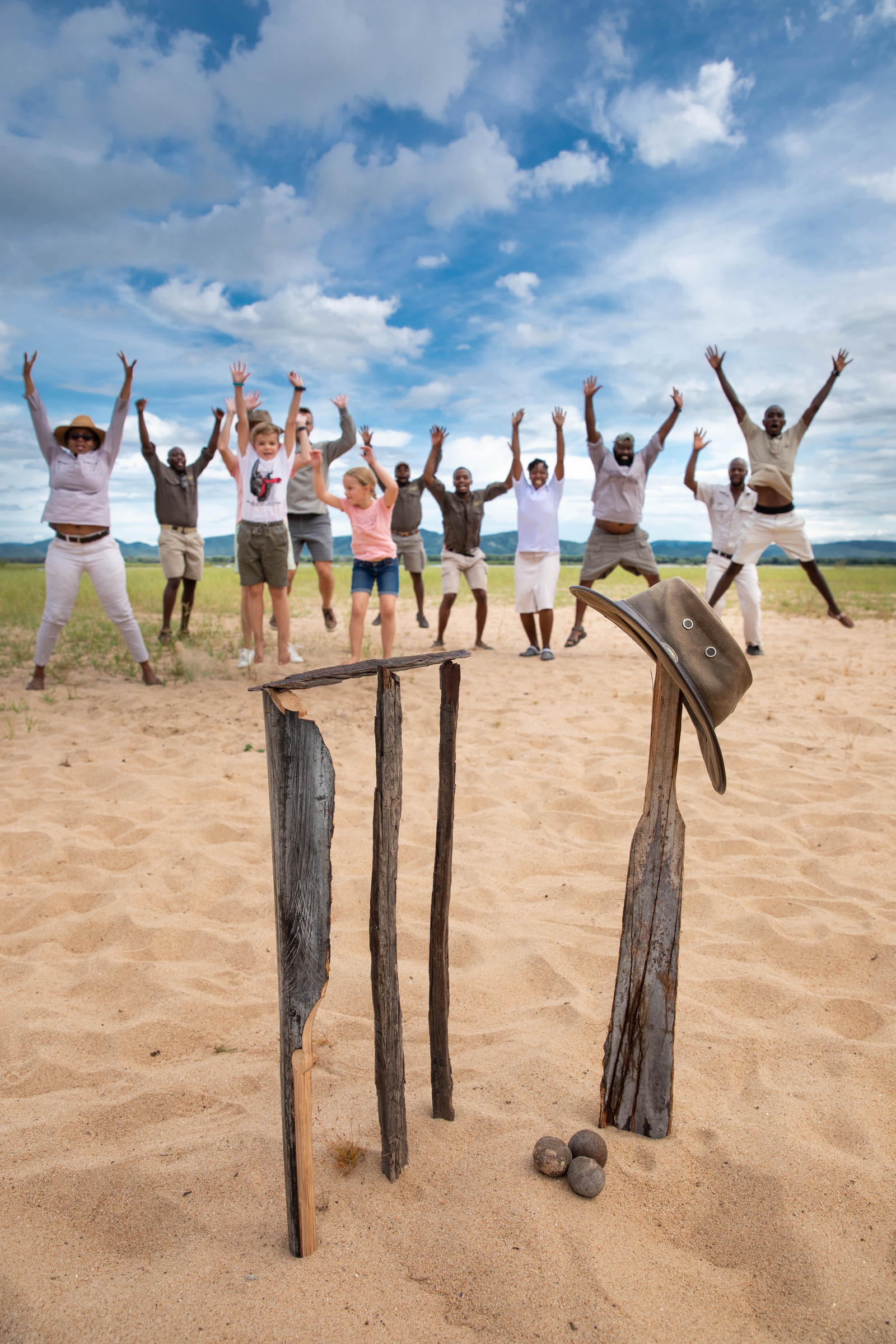 Tembo Plains Camp Tembo Plains Camp: Freudensprung