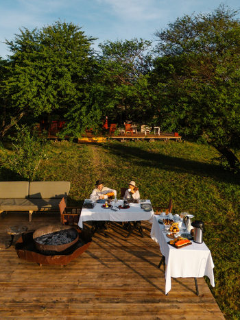 Asanja Siri Bustani Grumeti Camp: Breakfast
