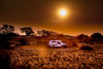 Bagatelle Kalahari Game Ranch: Campsite