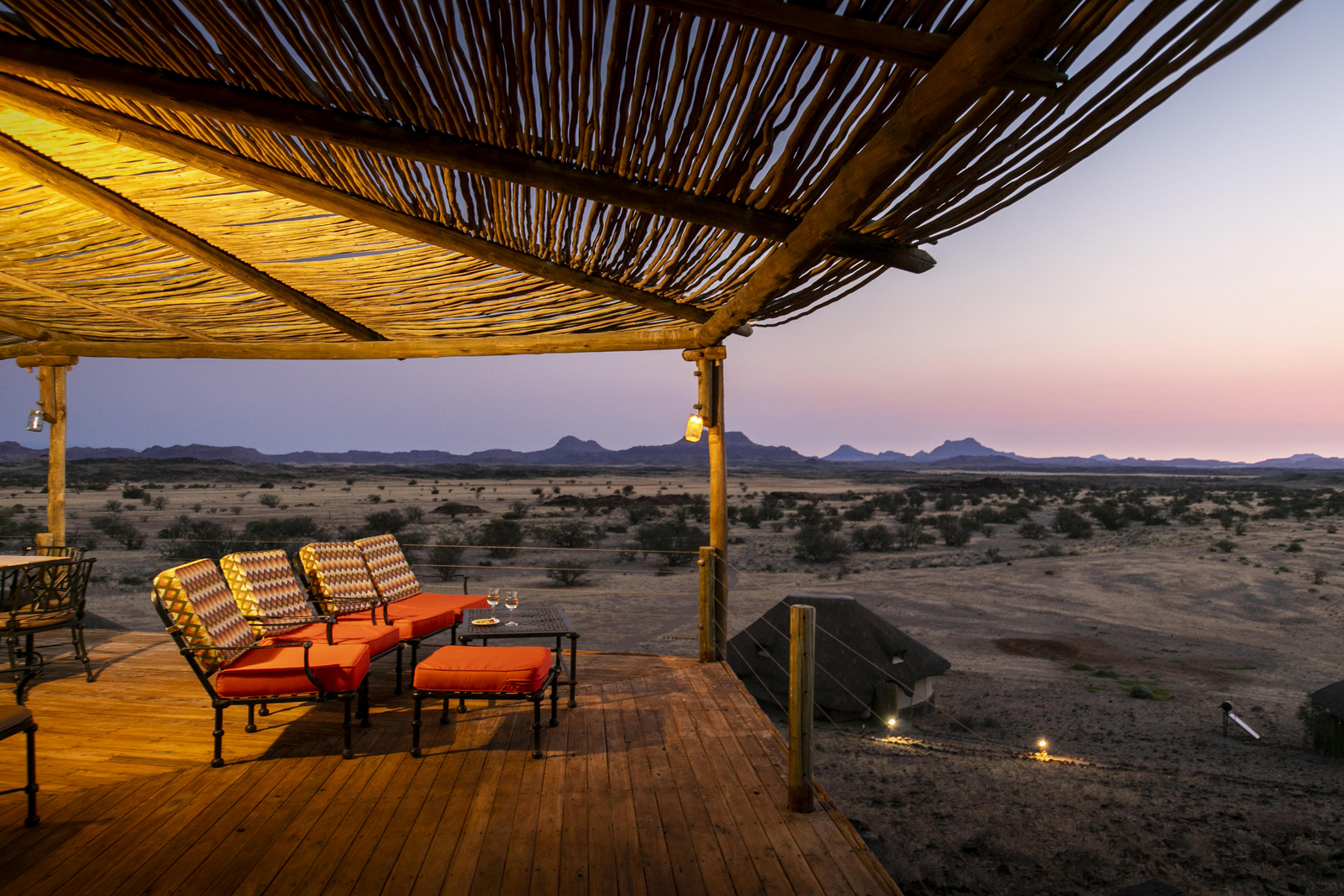 Doro Nawas Camp Doro Nawas Camp: Aussicht von der Terrasse des Camps