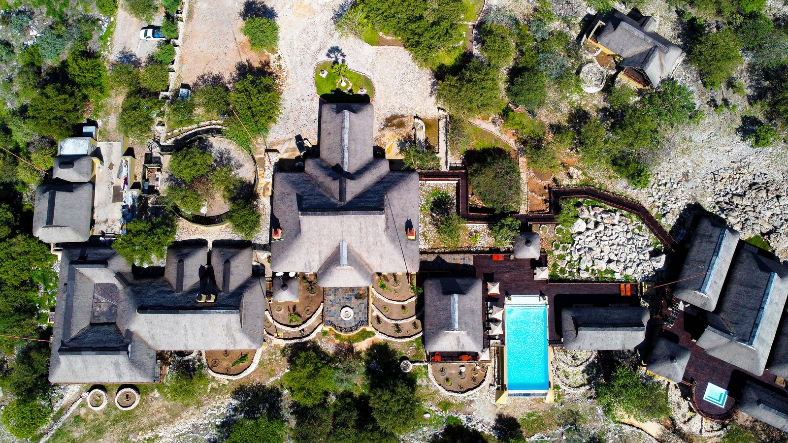 Epacha Game Lodge Epacha Game Lodge: Drone Shot
