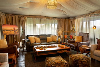 Lemala Ngorongoro Tented Camp: Lounge