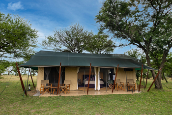 Mara Under Canvas: Blick ins Gästezelt