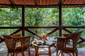 Sunderban Tiger Camp: Executive Cottage Balkon
