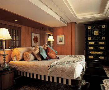 The Oberoi Amarvilas: Luxuriöses Schlafzimmer