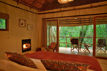 Koroi Forest Camp: Blick aus dem Gästezelt