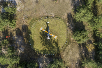 Mukwa River Lodge: Heli Pad