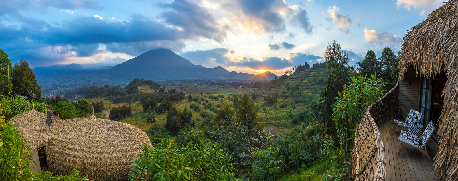 Bisate Lodge Bisate Lodge: Blick von einem Cottage