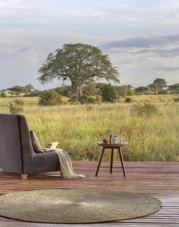 Tarangire Ndovu Tented Lodge: Kaffee am Zelt