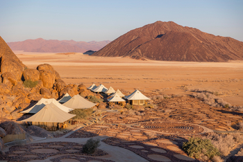 Wolwedans Boulders Camp: Feenkreise und Labyrinth