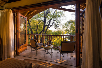 David Livingstone Safari Lodge: Balkon