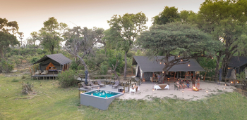 Gomoti Private Camp Gomoti Private Camp: Luftbild